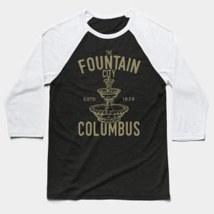 Columbus Georgia : The Fountain City Baseball T-Shirt